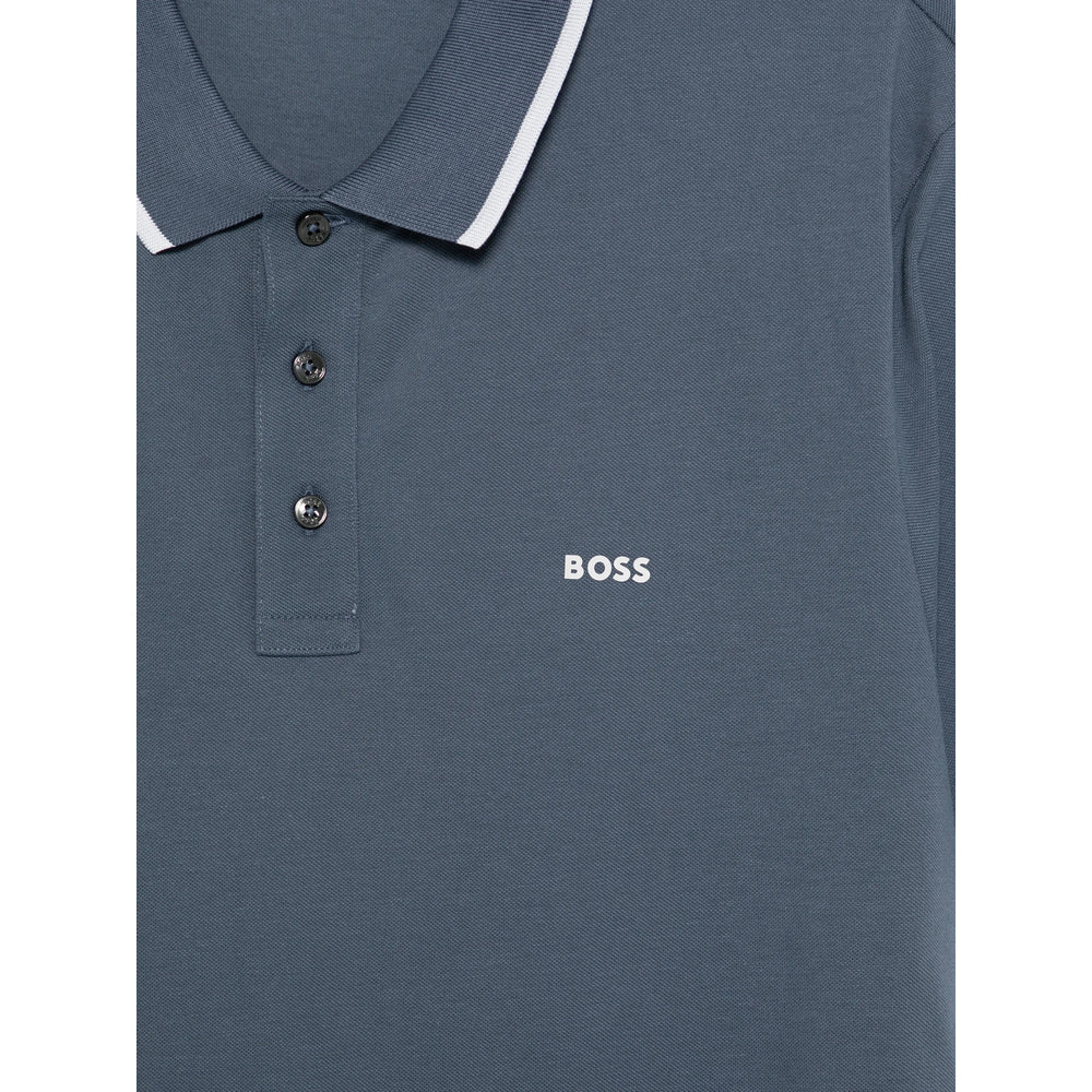 Boss Blue Polo Shirts Men BOSS