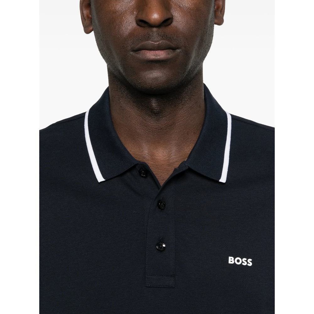 Boss Blue Polo Shirts Men BOSS