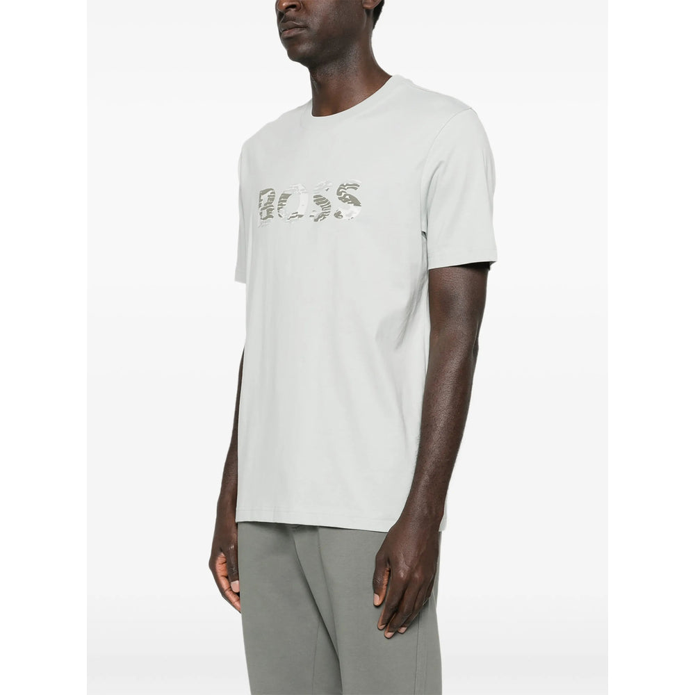 Boss Grey T-Shirts & Vests - T-Shirts Men BOSS