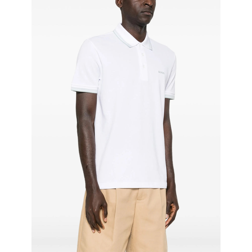 Boss White Polo Shirts Men BOSS