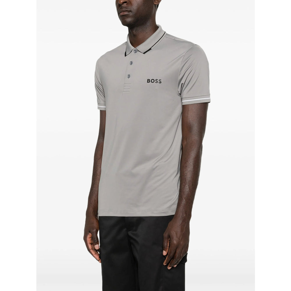 Boss Grey Polo Shirts Men BOSS