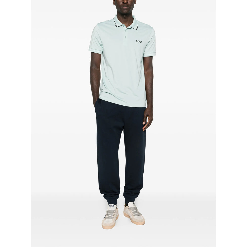Boss Blue Polo Shirts Men BOSS