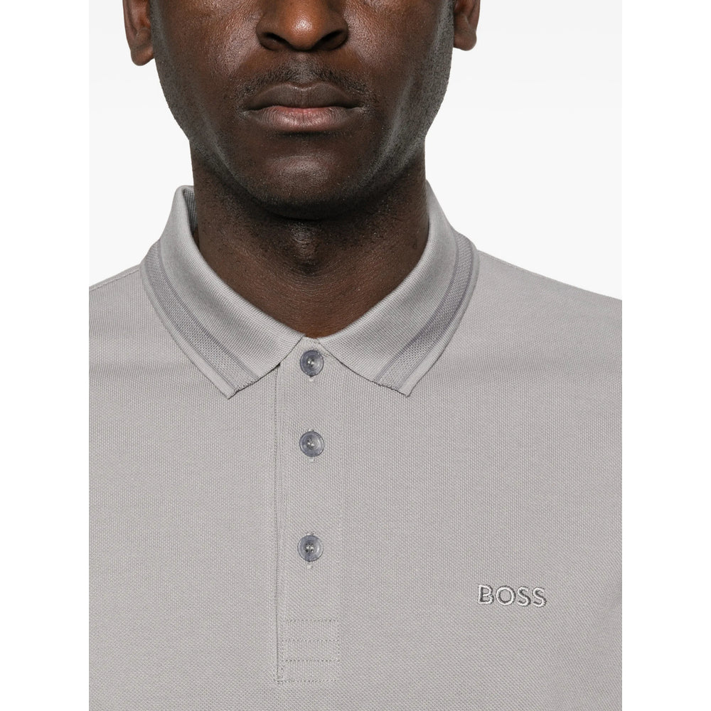 Boss Grey Polo Shirts Men BOSS