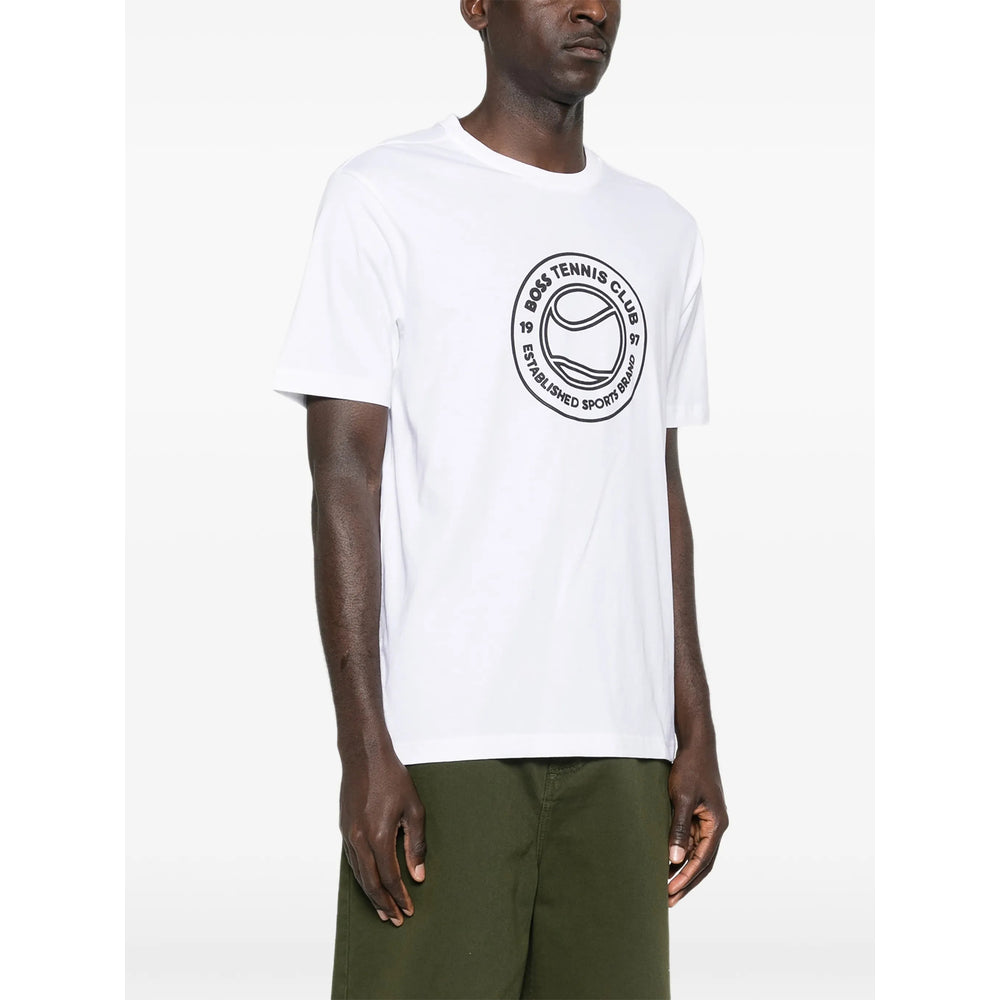 Boss White T-Shirts & Vests - T-Shirts Men BOSS
