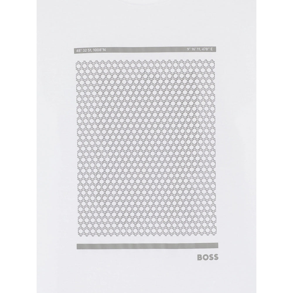 Boss White T-Shirts & Vests - T-Shirts Men BOSS