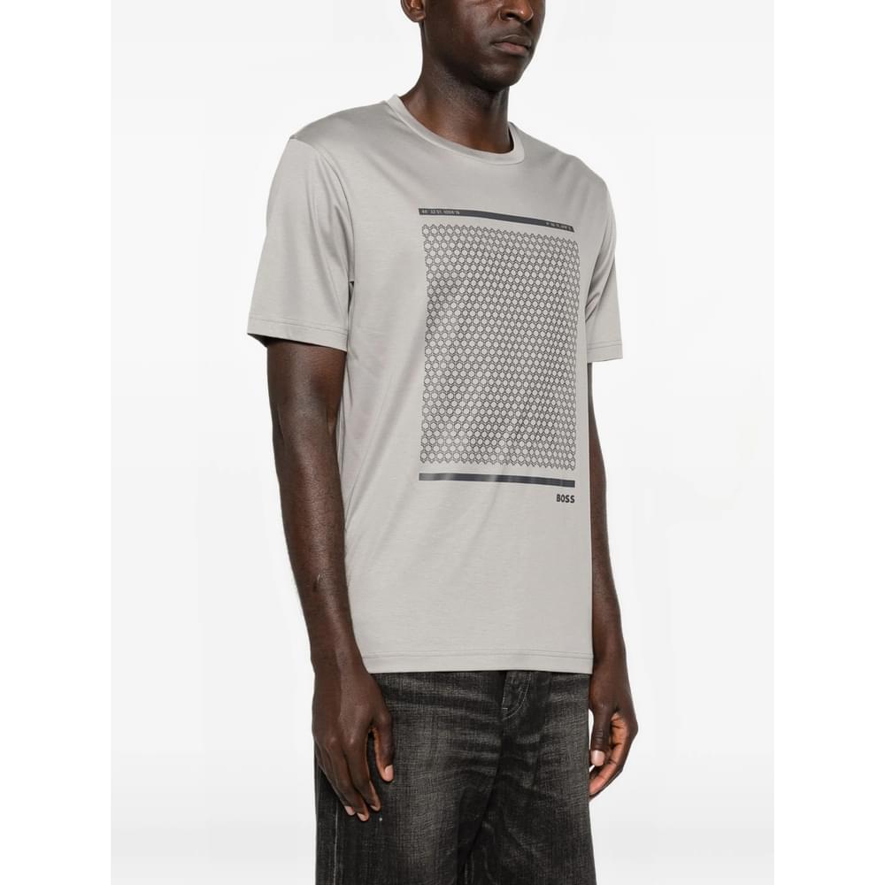 Boss Grey T-Shirts & Vests - T-Shirts Men BOSS