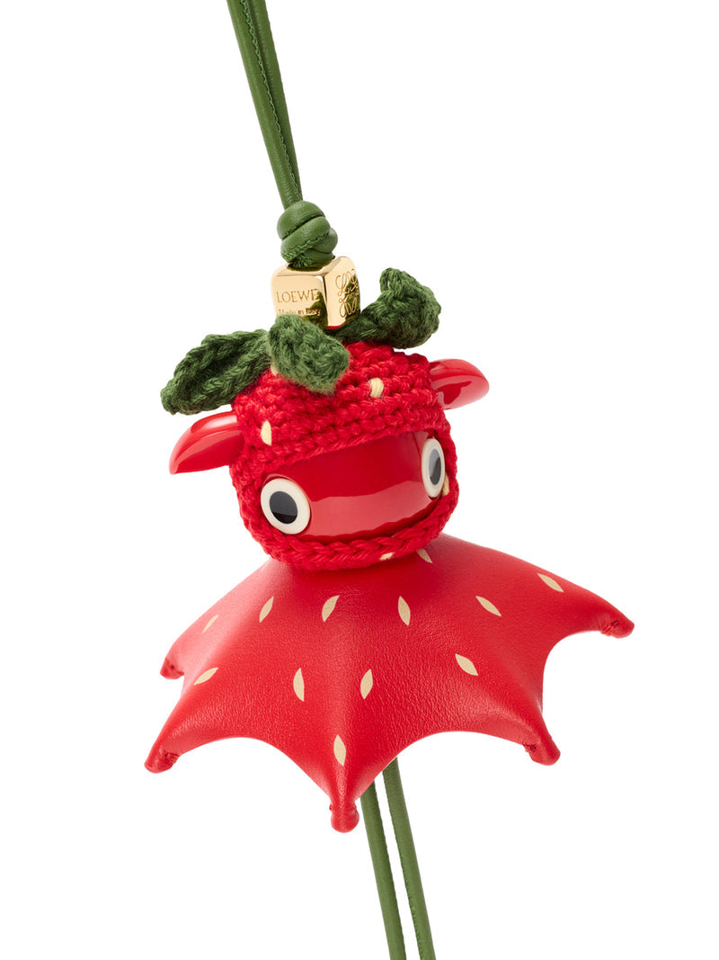 Loewe X Paula`S Ibiza Women Strawberry Charm In Classic Calfskin LOEWE