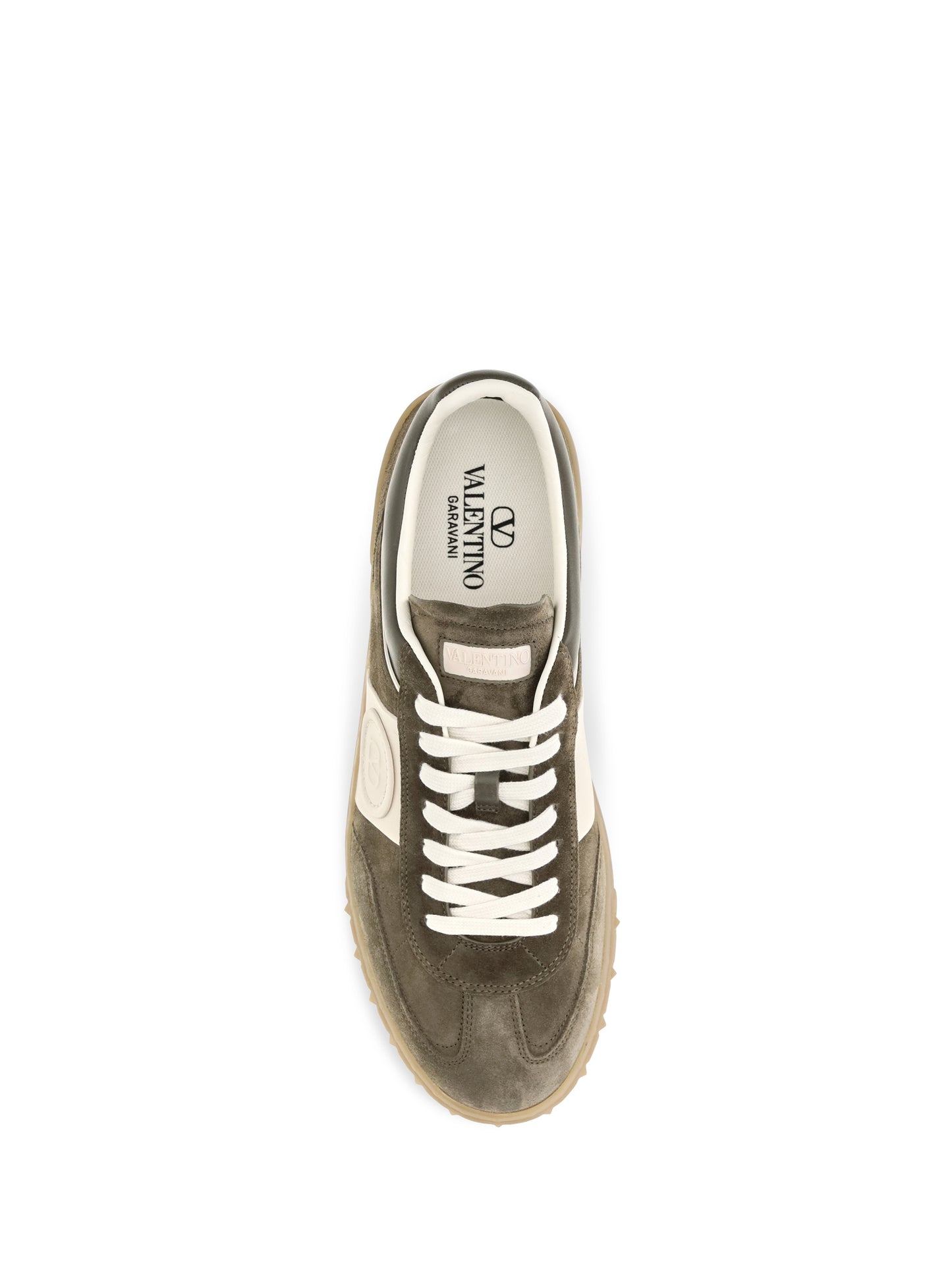 Valentino Garavani Men Low Top Upvillage Sneakers In Suede Split Leather And Nappa Calfskin VALENTINO GARAVANI