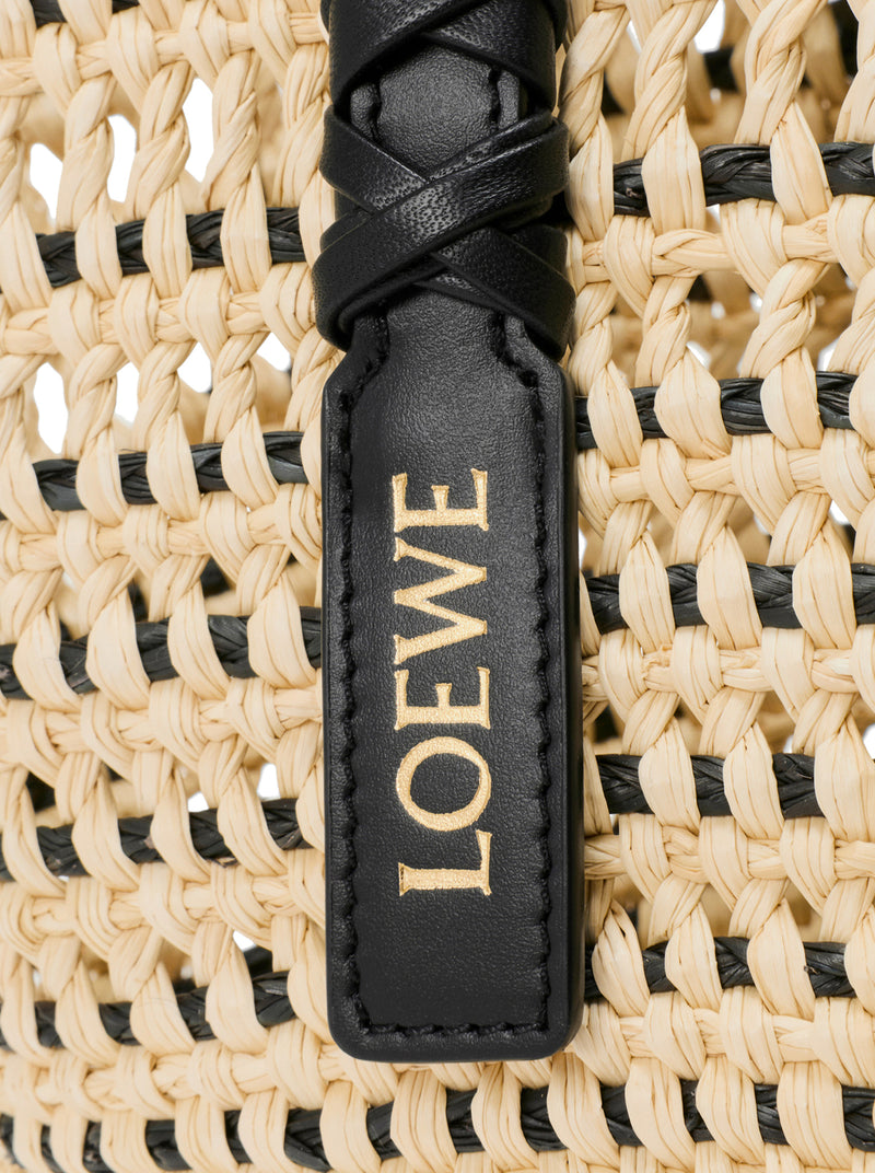 Loewe X Paula`S Ibiza Women Medium Braid Basket Bag In Iraca Palm And Calfskin LOEWE