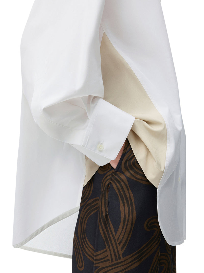 Loewe X Paula`S Ibiza Women Asymmetric Cotton Poplin Shirt LOEWE