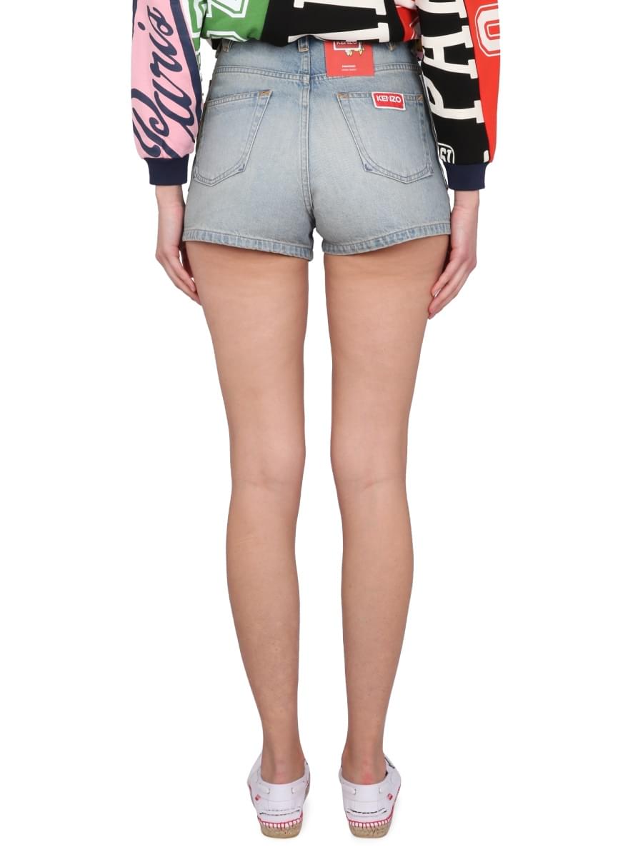 Kenzo Women Short In Denim KENZO