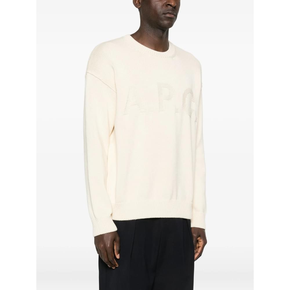 A.P.C. Neutrals Sweaters & Knitwear - Jumpers Men A.P.C.