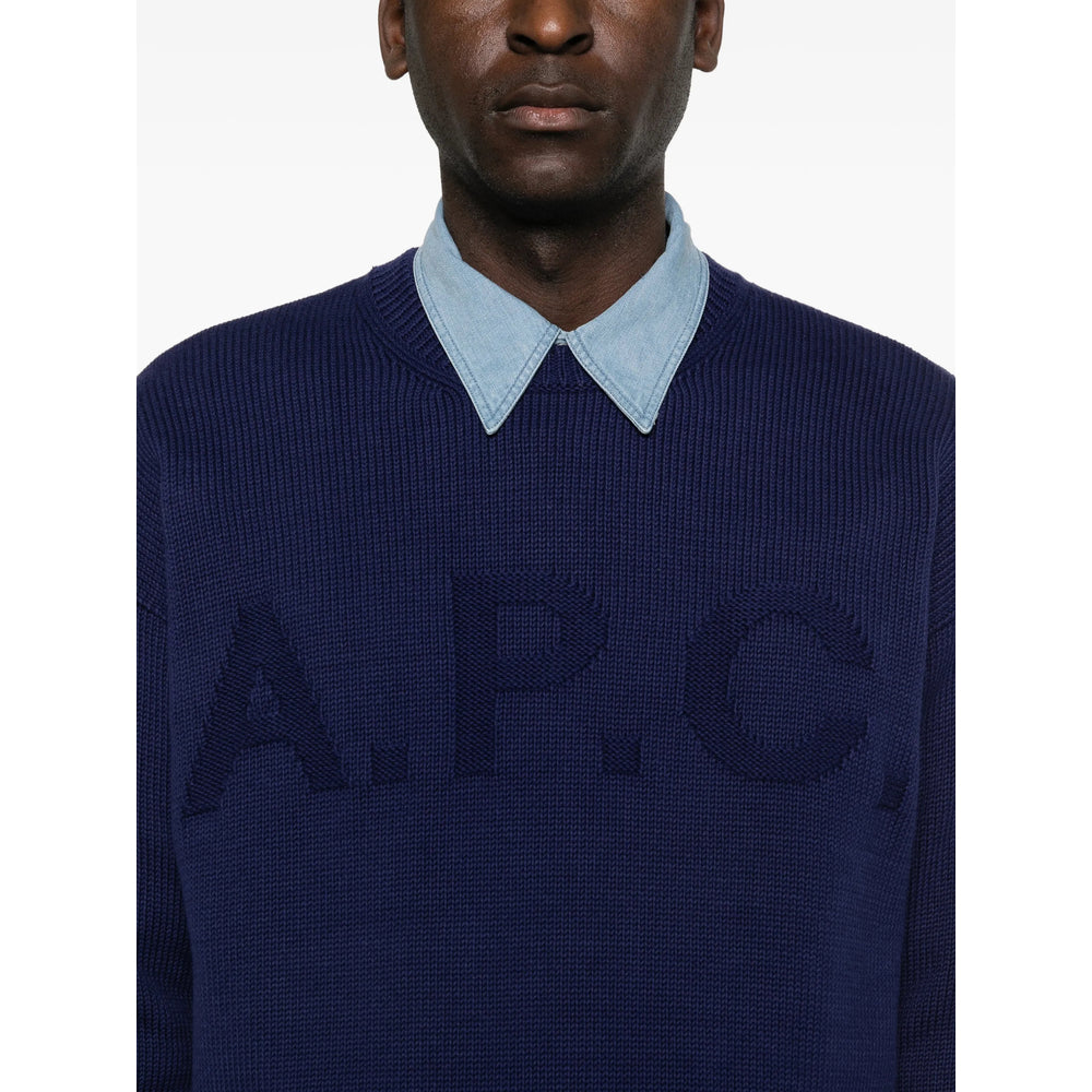 A.P.C. Blue Sweaters & Knitwear - Jumpers Men A.P.C.