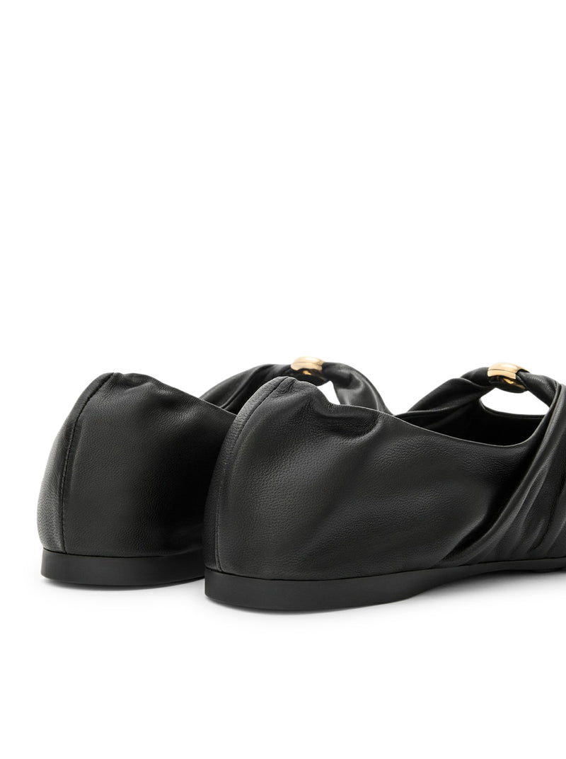 Loewe Women Pebble Ballerinas In Lambskin Nappa LOEWE