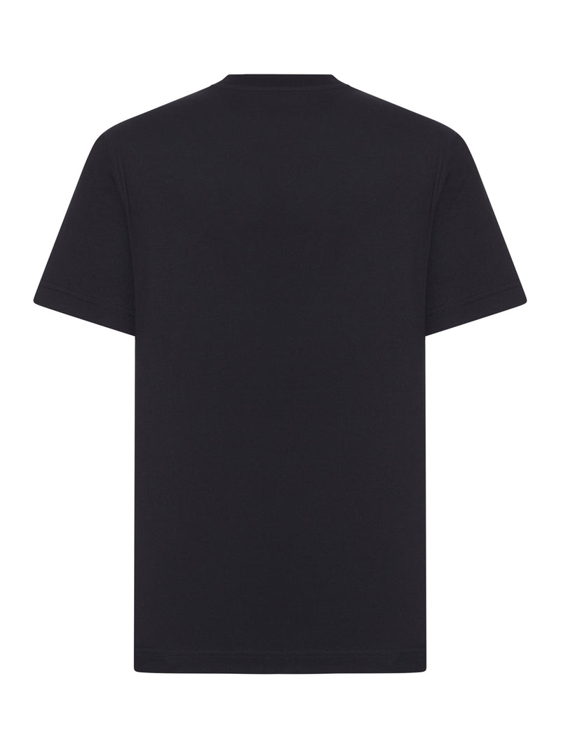 Burberry Men Cotton T-Shirt With Horseman Logo BURBERRY