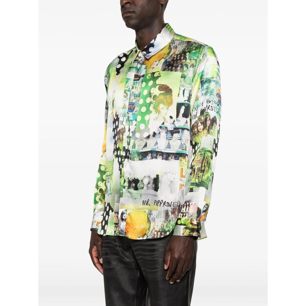 Martine Rose Green Shirts Men MARTINE ROSE