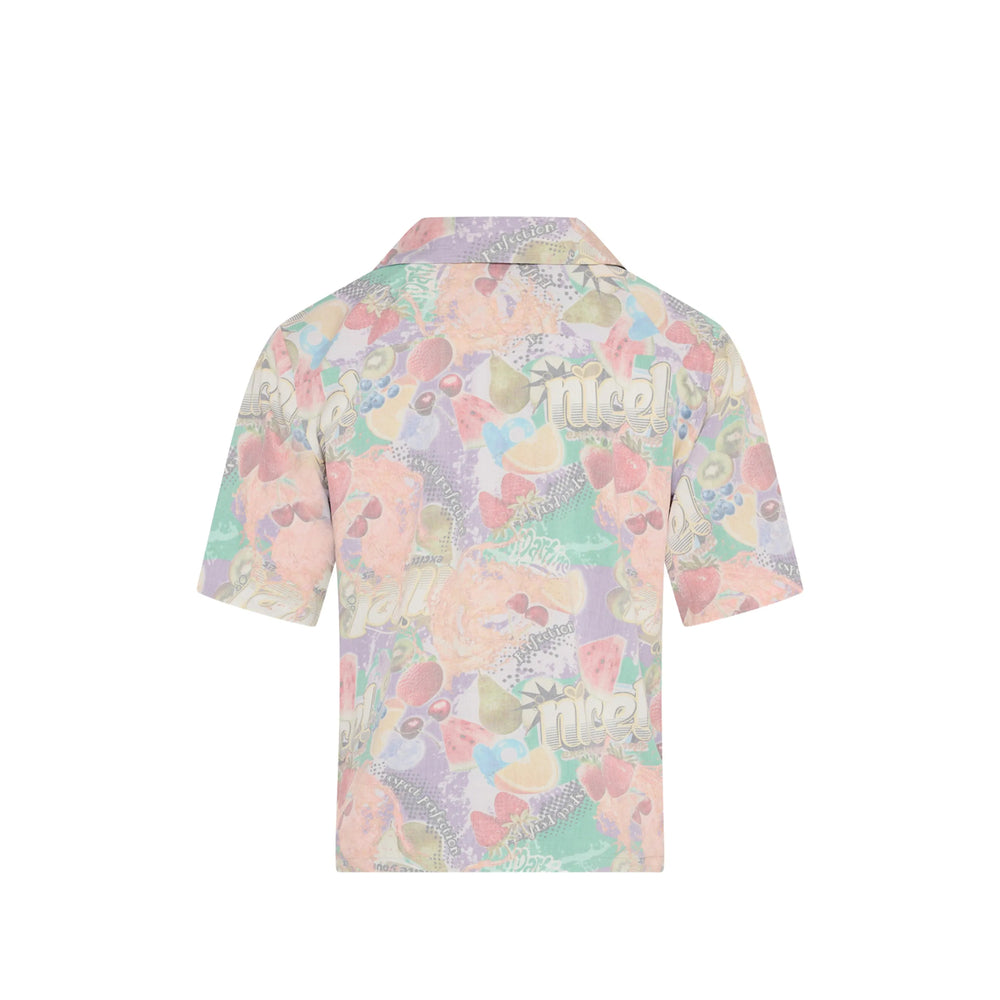 Martine Rose Purple Shirts Men MARTINE ROSE