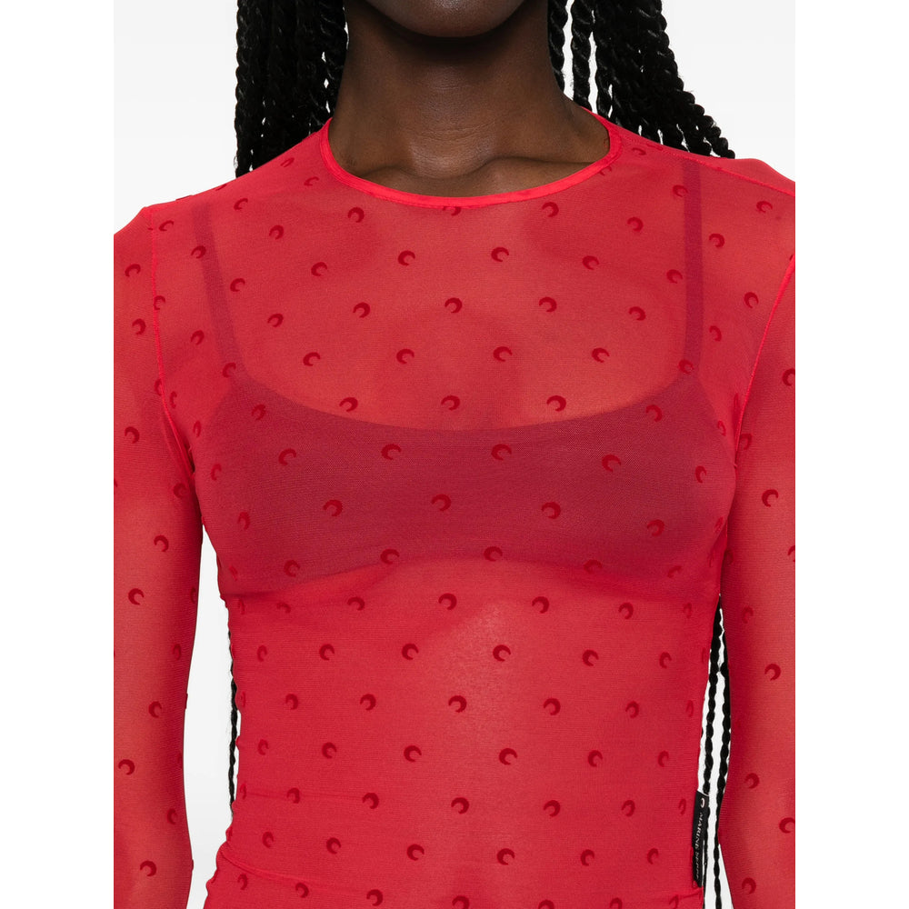 Marine Serre Red Tops - T-Shirts & Jerseys Women