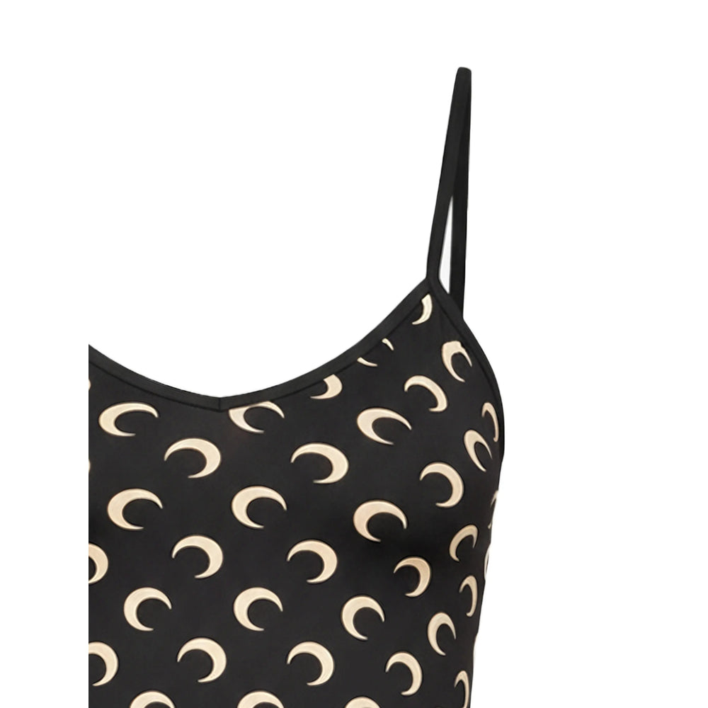 Marine Serre Black Tops - Vests & Tank Tops Women MARINE SERRE