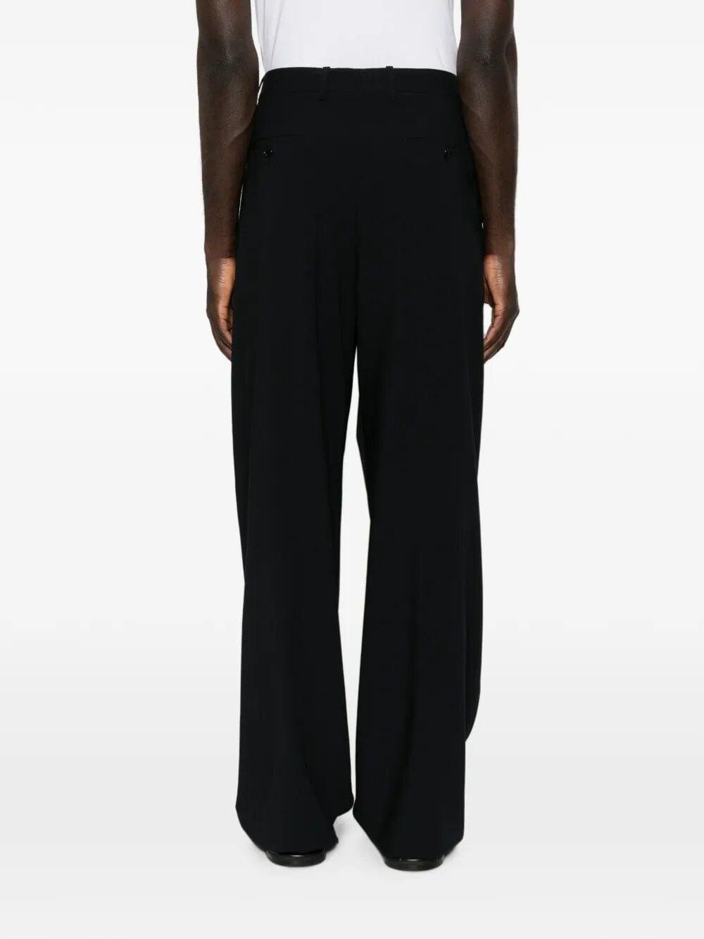 Giorgio Armani Men Oversized Trousers In Virgin Wool Crepe GIORGIO ARMANI