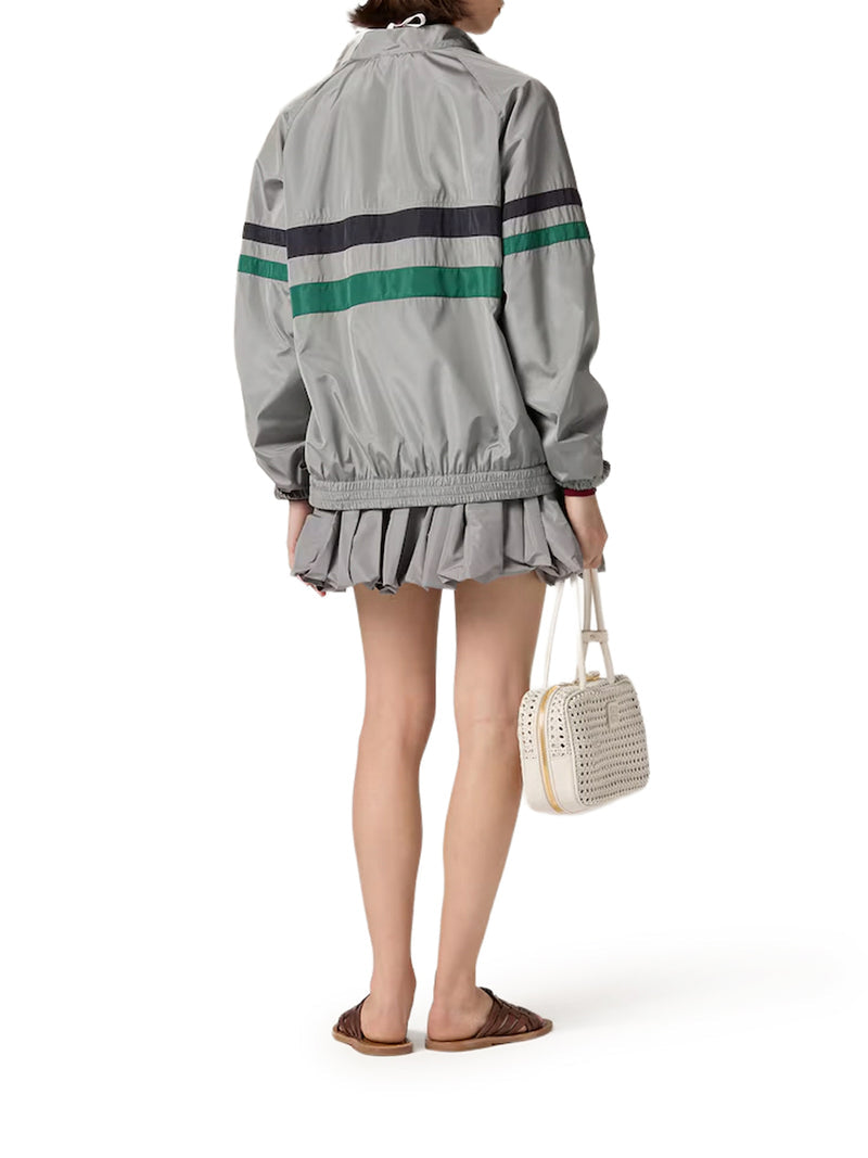 Miu Miu Women Tec Canvas Mini Skirt MIU MIU