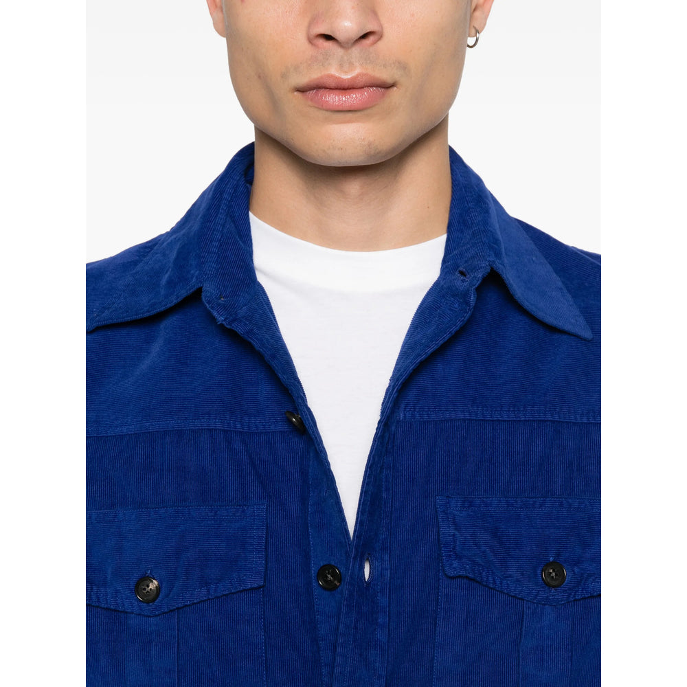 Isaia Blue Shirts Men ISAIA