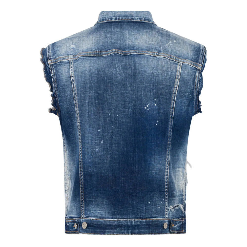 Dsquared2 Blue Jackets - Waistcoats & Gilets Men DSQUARED2