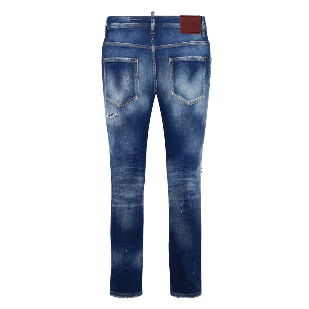 Dsquared2 Blue Denim - Regular & Straight-Leg Jeans Men DSQUARED2