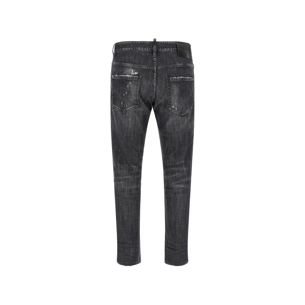 Dsquared2 Grey Denim - Regular & Straight-Leg Jeans Men DSQUARED2