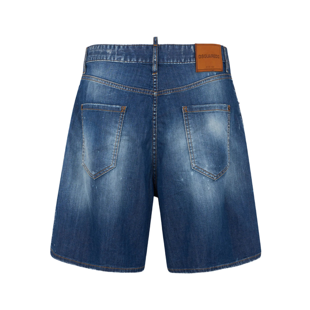Dsquared2 Blue Shorts - Denim Shorts Men DSQUARED2