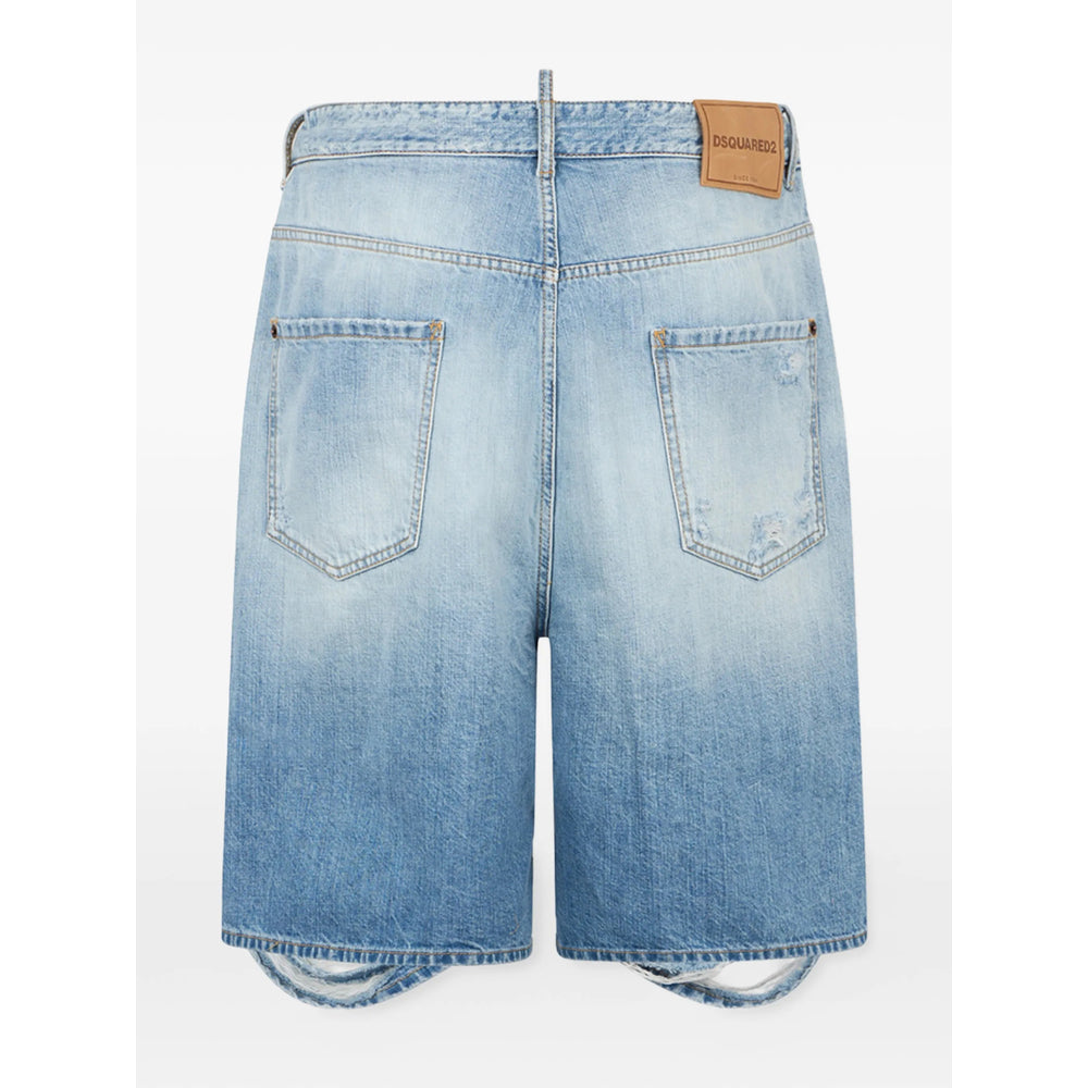 Dsquared2 Blue Shorts - Denim Shorts Men DSQUARED2