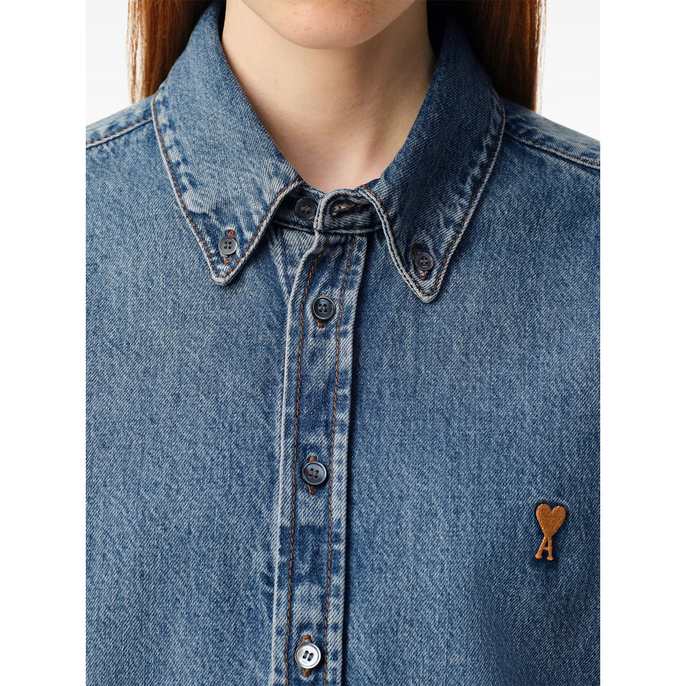 Ami Paris Blue Shirts Men