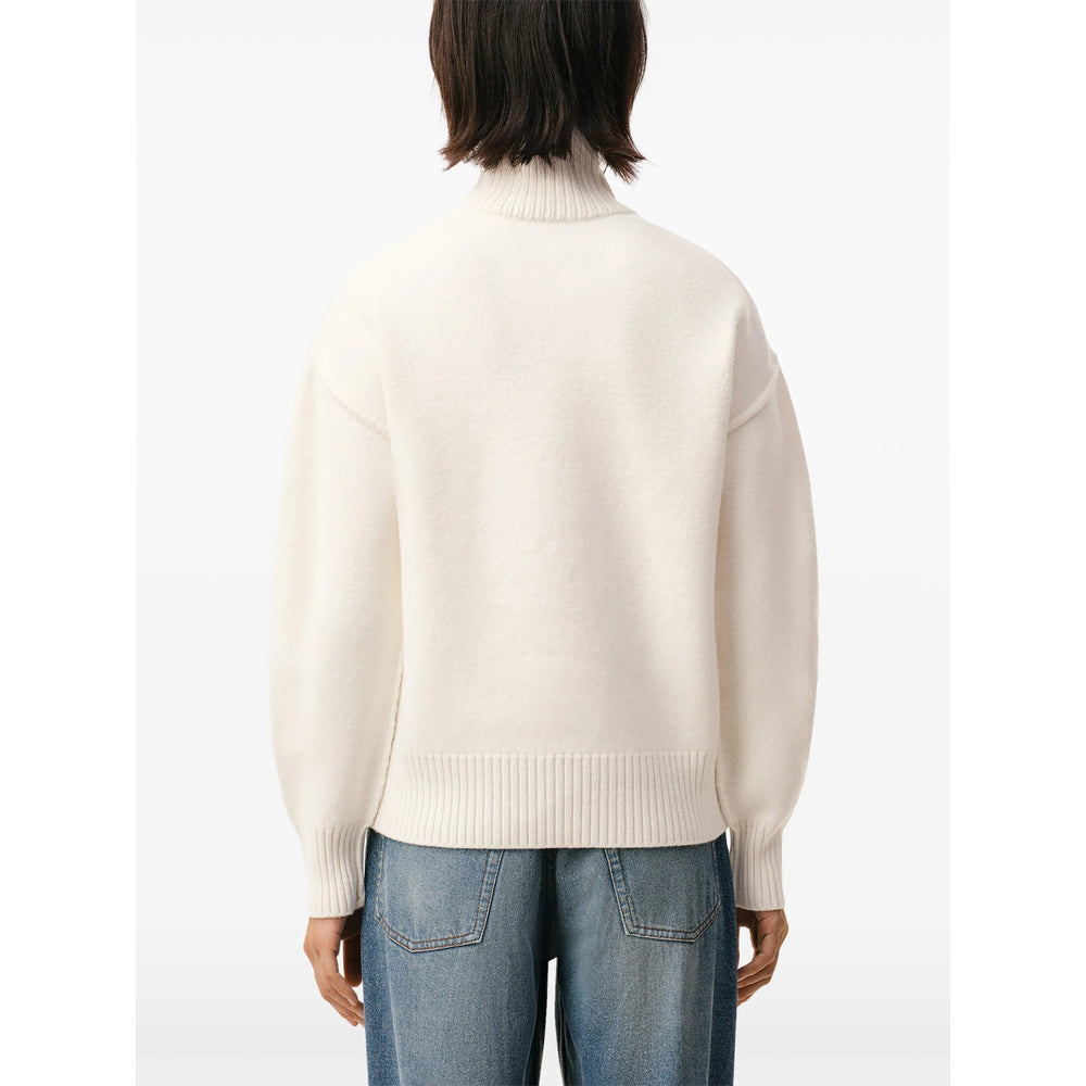 Ami Paris Neutrals Sweaters & Knitwear - Jumpers Men AMI PARIS