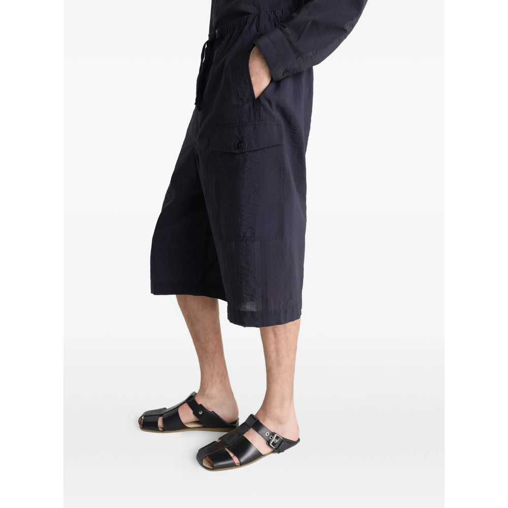 Lemaire Black Shorts - Cargo Shorts Men LEMAIRE