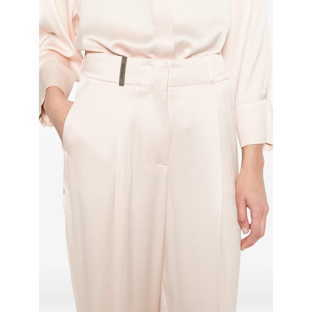 Peserico Pink Trousers - Flared Trousers Women PESERICO