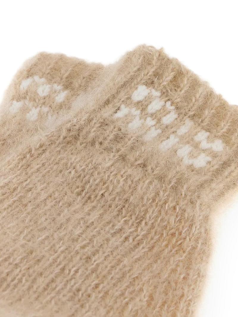 Miu Miu Women Stretch Mohair Blend Gloves MIU MIU