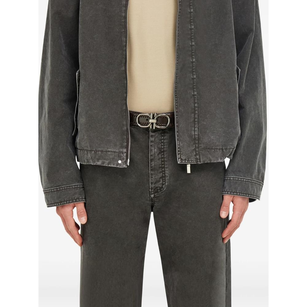 Ferragamo Black Belts Men FERRAGAMO