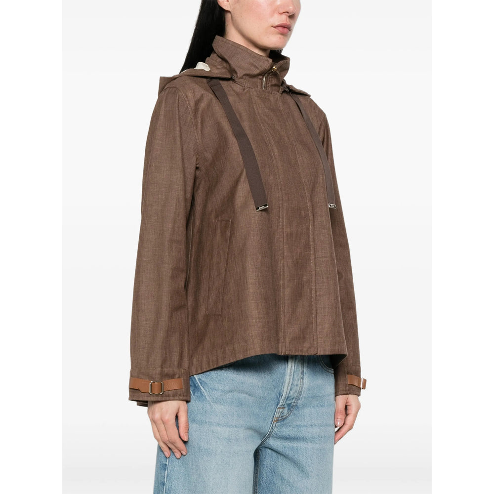 Herno Brown Jackets - Oversized Jackets Women HERNO