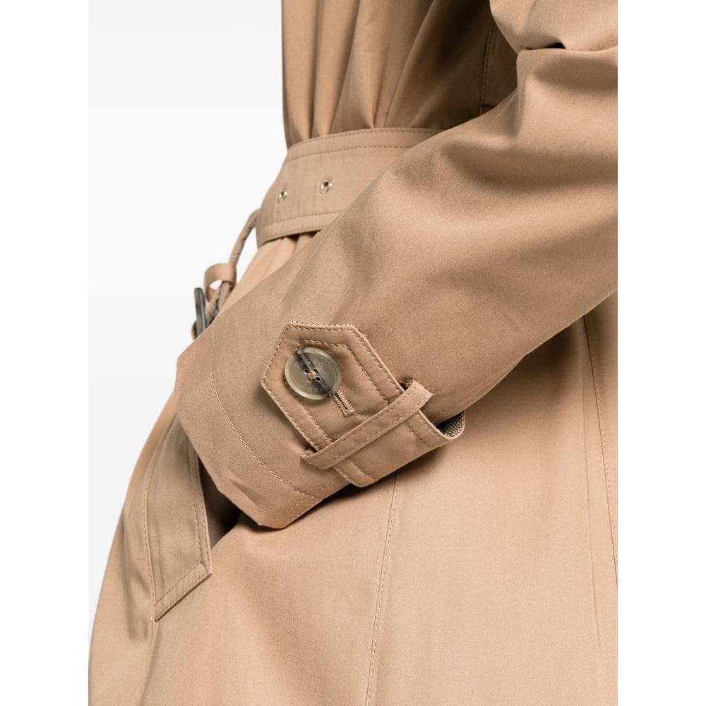Herno Neutrals Coats - Double Breasted & Peacoats Women HERNO