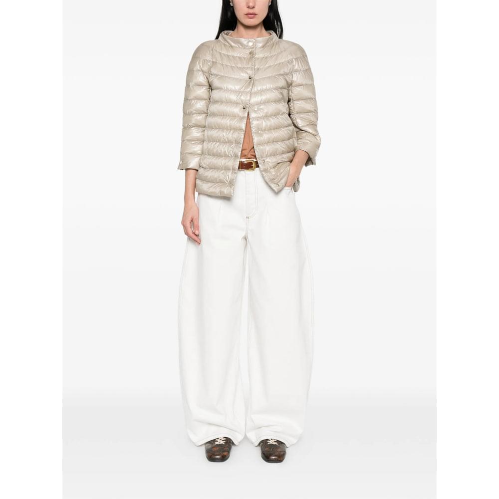 Herno Neutrals Jackets - Puffer Jackets Women HERNO