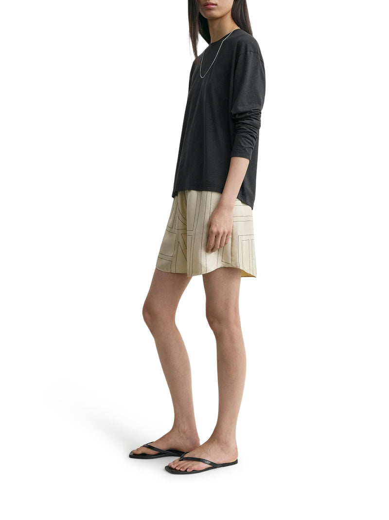 Toteme Women Monogram Silk Shorts TOTEME