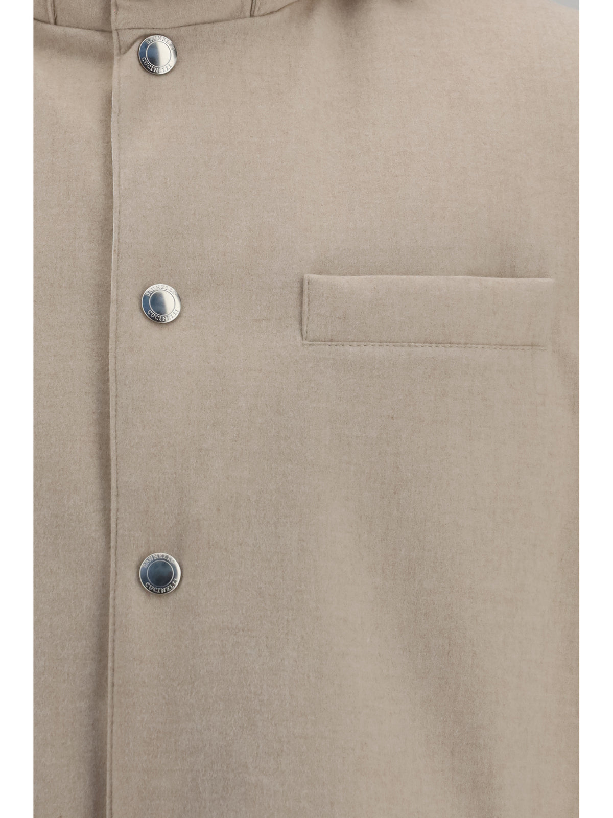 Brunello Cucinelli Men Wool Down Vest BRUNELLO CUCINELLI