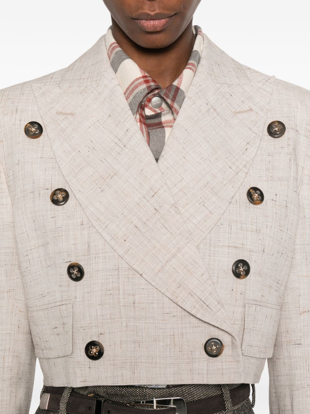 Vivienne Westwood Women Double-Breasted Cropped Blazer VIVIENNE WESTWOOD