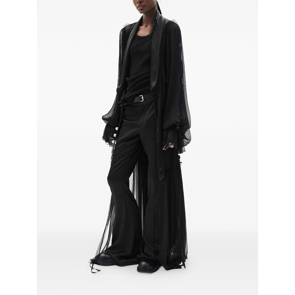 Ann Demeulemeester Black Trousers - Flared Trousers Women