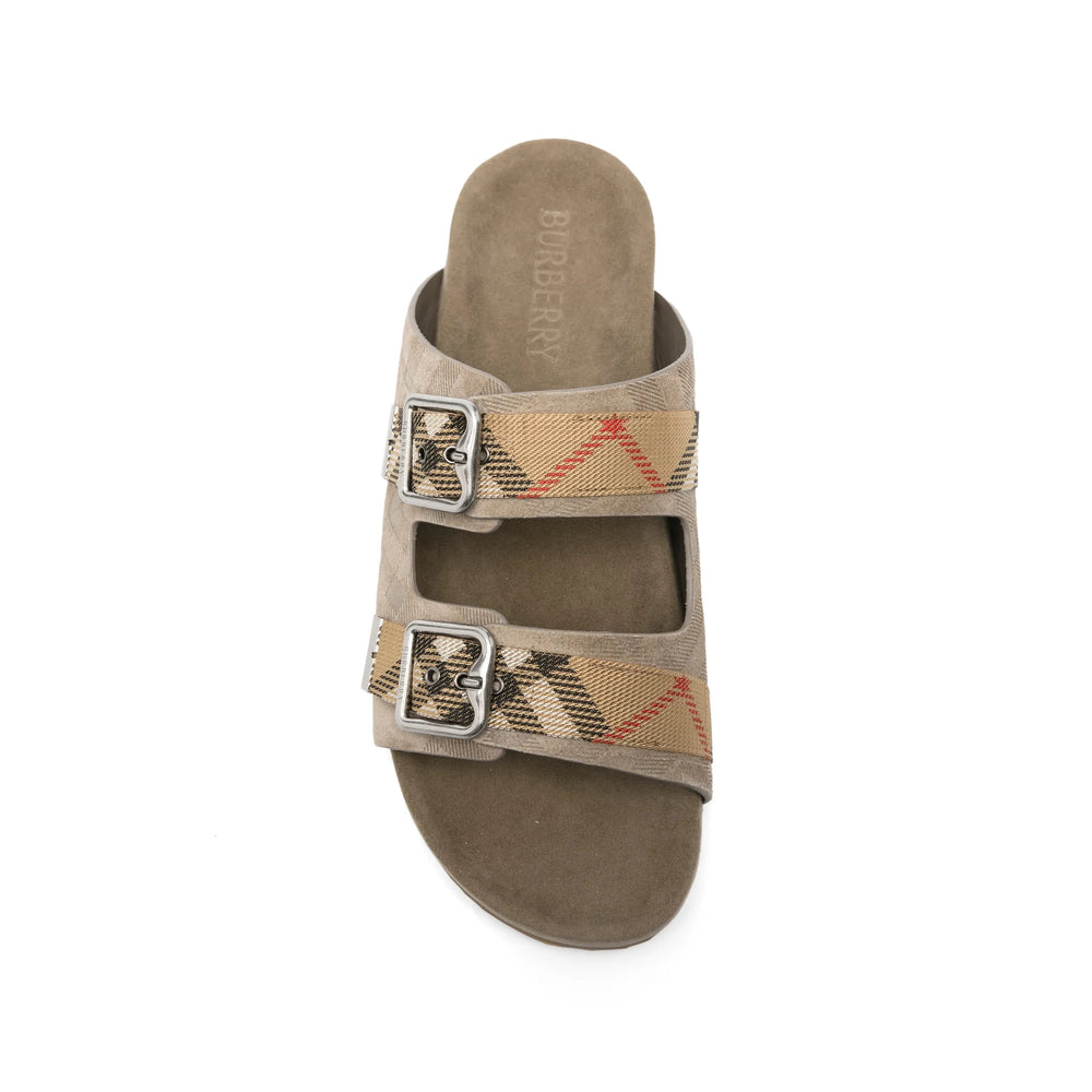 Burberry Neutrals Sandals Men BURBERRY