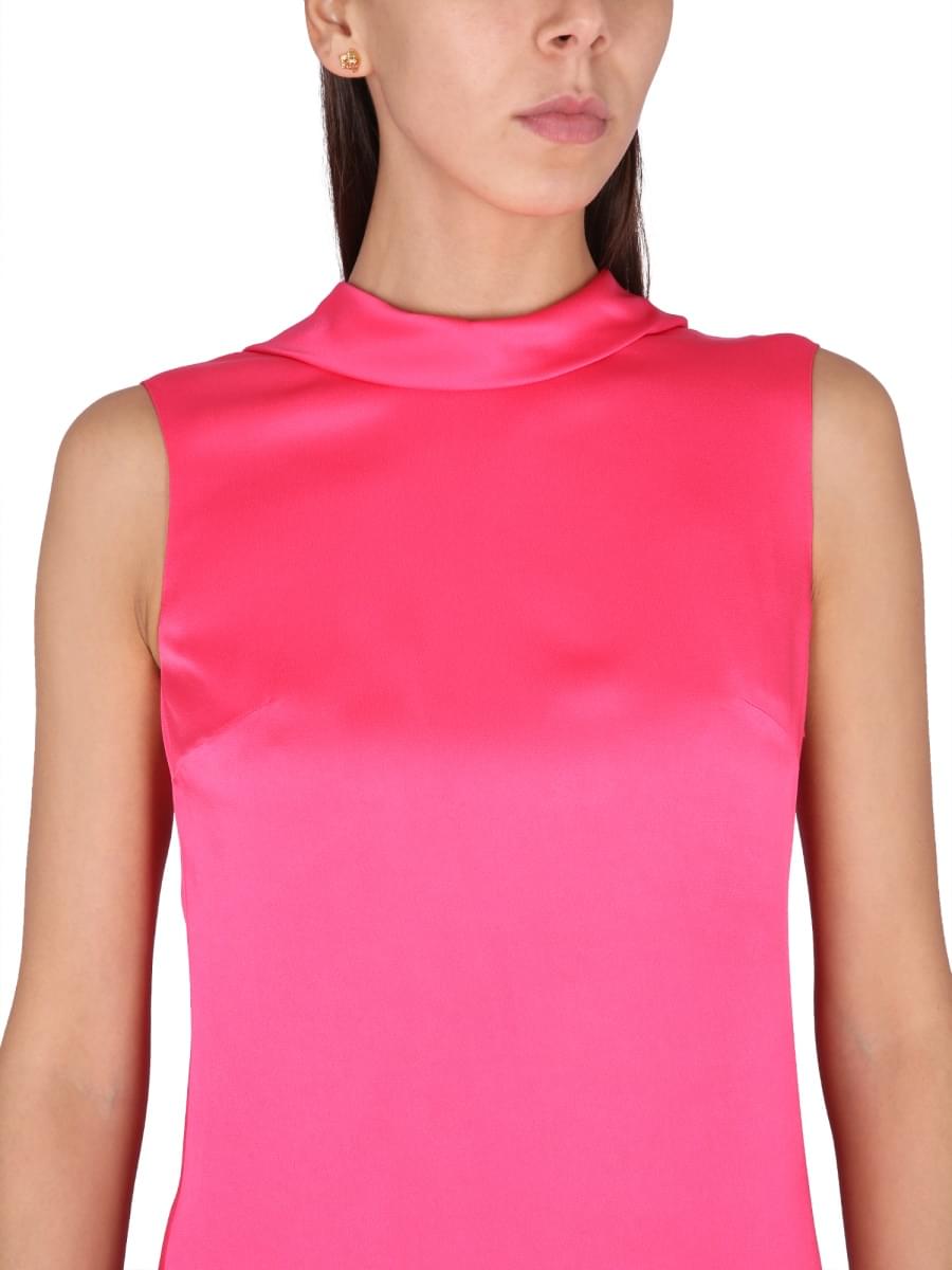 Versace Women Long Dress With Ring Neckline VERSACE
