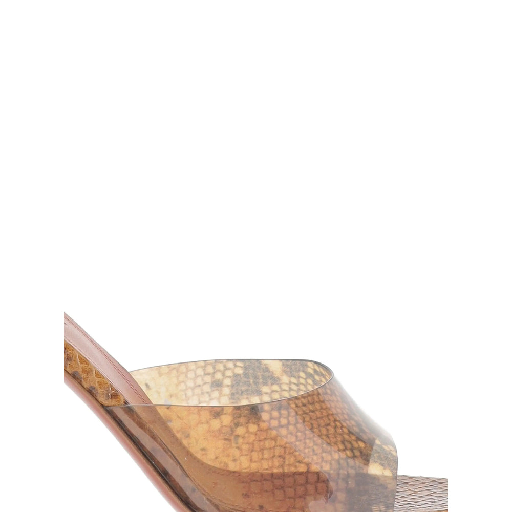 Amina Muaddi Brown Shoes Women AMINA MUADDI