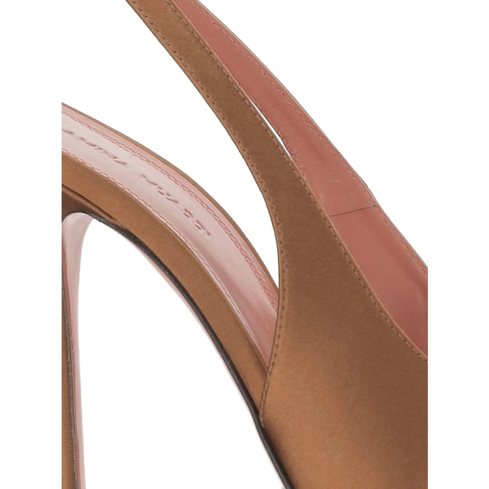 Amina Muaddi Brown Shoes Women