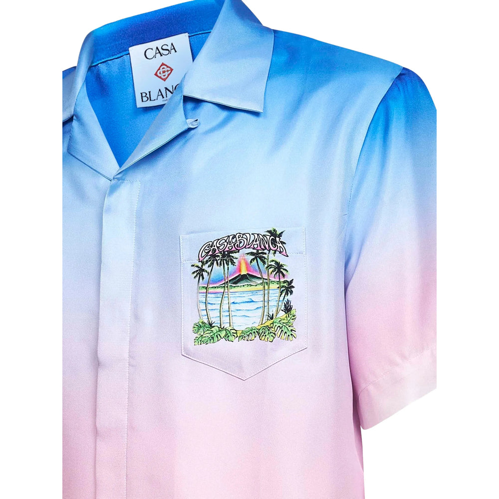 Casablanca Blue Shirts Men CASABLANCA