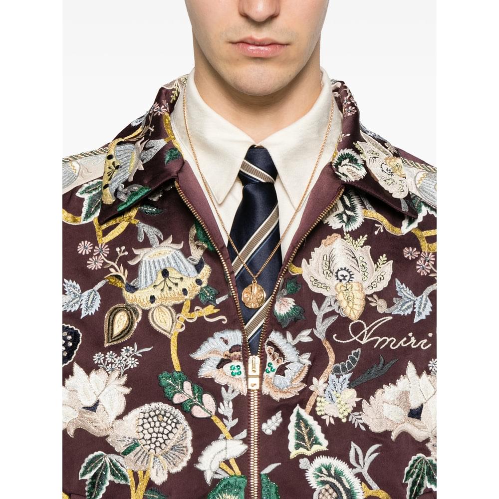 Amiri Brown Jackets - Bomber Jackets Men AMIRI